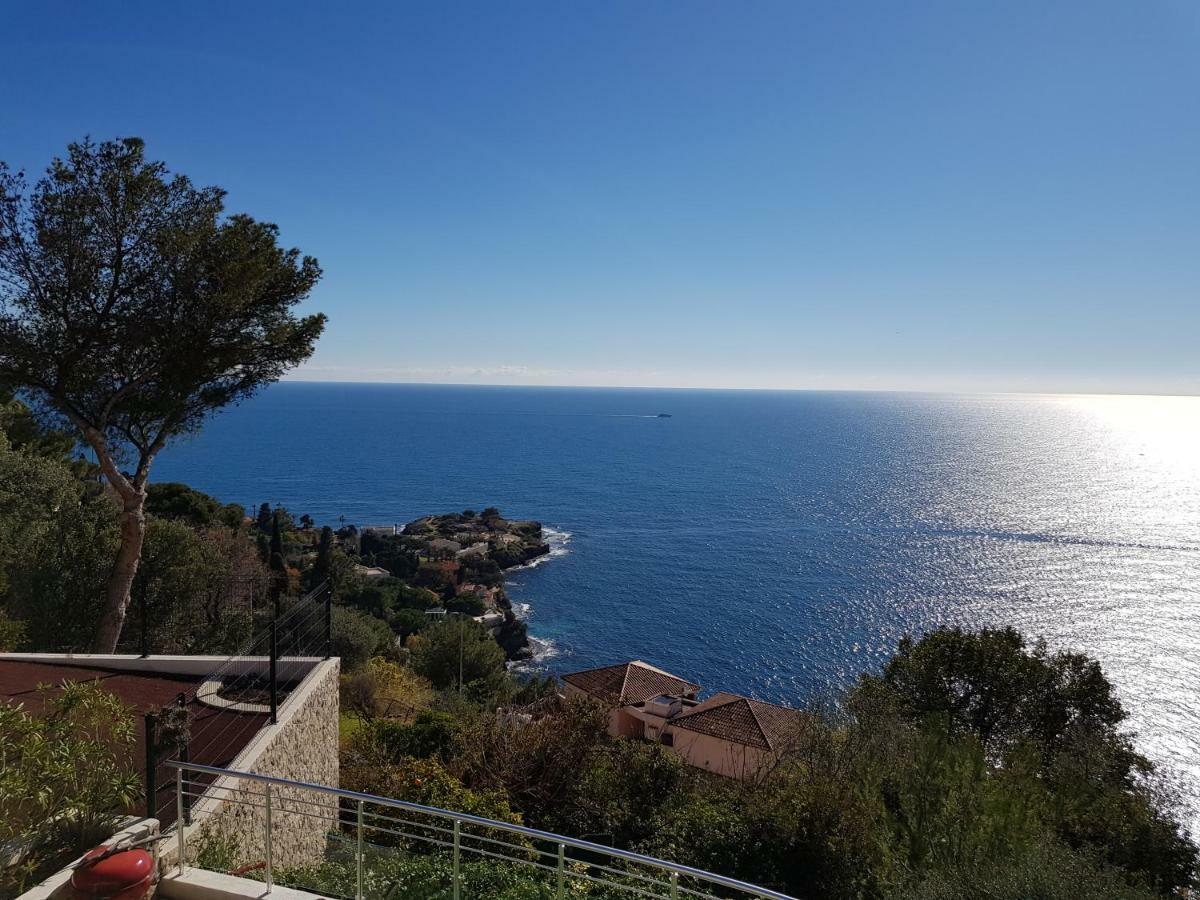 Vue mer.Tranquilité.Cap d'Ail à 10 mn de MONACO Cap-d'Ail Exterior foto