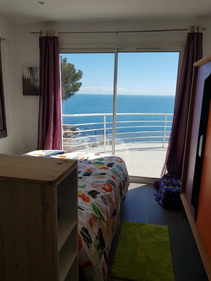 Vue mer.Tranquilité.Cap d'Ail à 10 mn de MONACO Cap-d'Ail Exterior foto